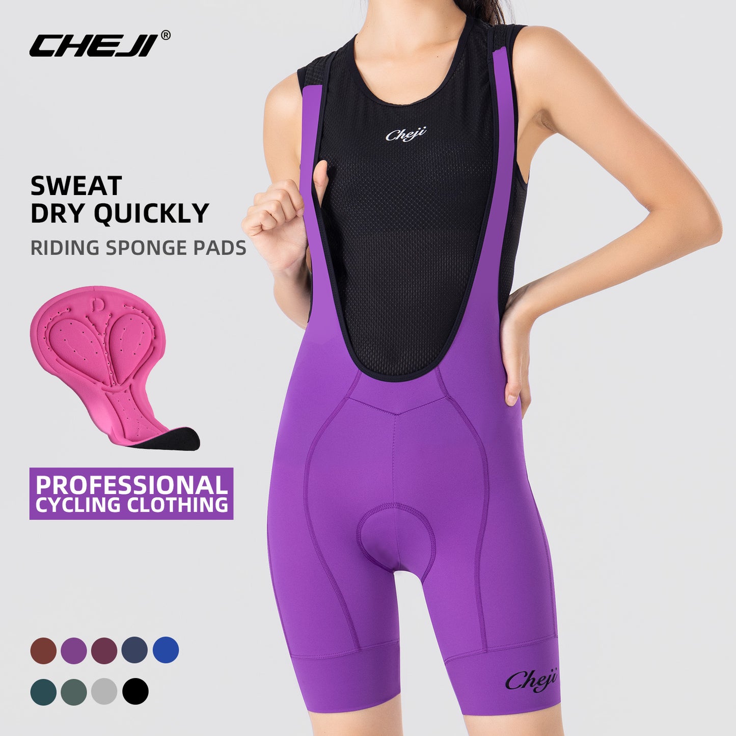 Women's cycling bib shorts（This model can be made into your brand）